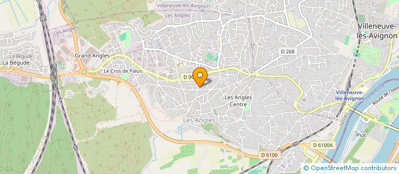 localisation de l'entreprise MADAME AMANDINE SCHIAVO  LES ANGLES