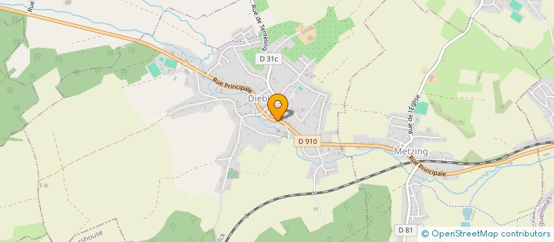 localisation de l'entreprise MADAME AMANDINE SCHOULLER  METZING