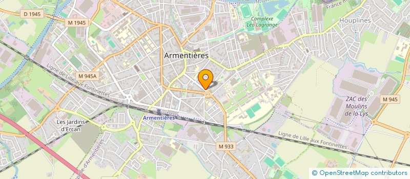 localisation de l'entreprise MADAME AMANDINE SCHOUMACHER  ARMENTIERES