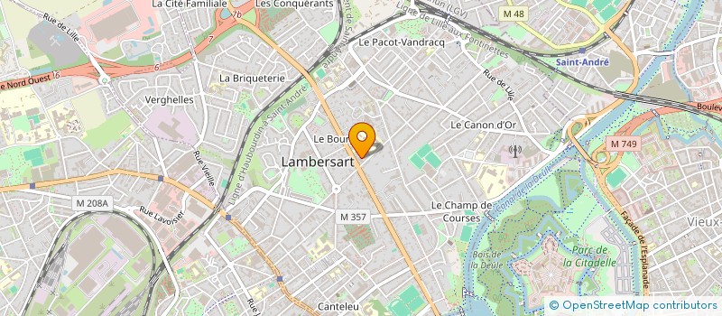 localisation de l'entreprise MADAME AMANDINE SECQ à LAMBERSART
