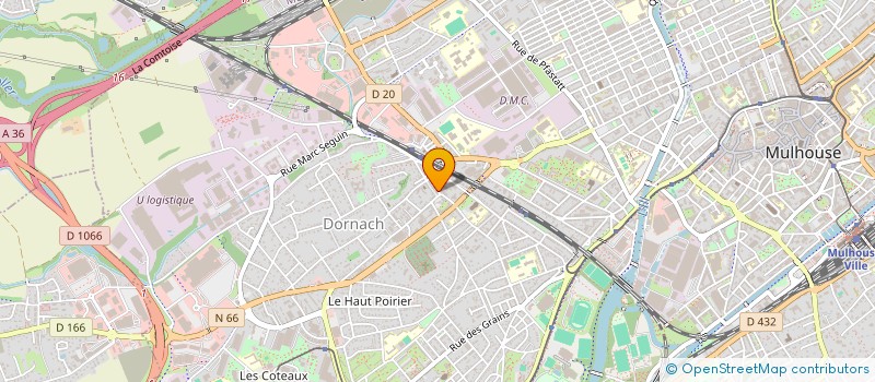 localisation de l'entreprise MADAME AMANDINE SFERLAZZA  MULHOUSE