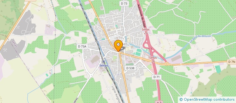 localisation de l'entreprise MADAME AMANDINE SICARD  SENAS