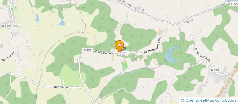 localisation de l'entreprise MADAME AMANDINE SICOT  CAZALIS