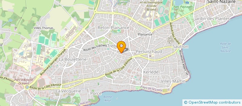 localisation de l'entreprise MADAME AMANDINE SIEGWALD à SAINT-NAZAIRE