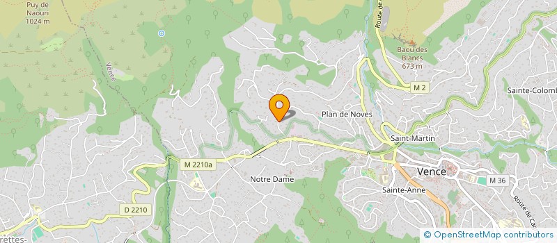 localisation de l'entreprise MADAME AMANDINE SIMON  VENCE