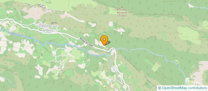 localisation de l'entreprise MADAME AMANDINE SIMON  LA ROCHE-SUR-LE-BUIS