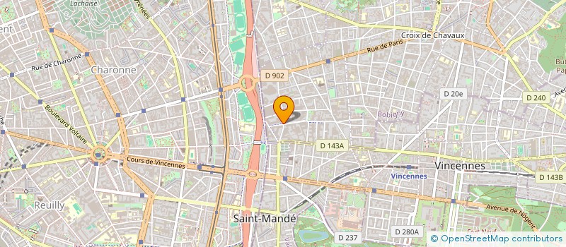 localisation de l'entreprise MADAME AMANDINE SOUCASSE à MONTREUIL