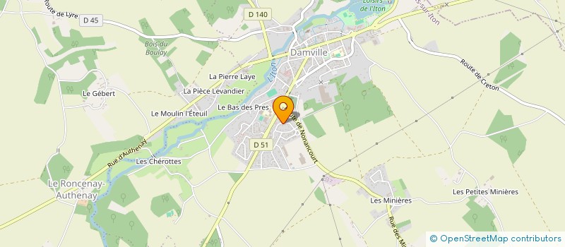 localisation de l'entreprise MADAME AMANDINE SOUDED FOUENARD  MESNILS-SUR-ITON