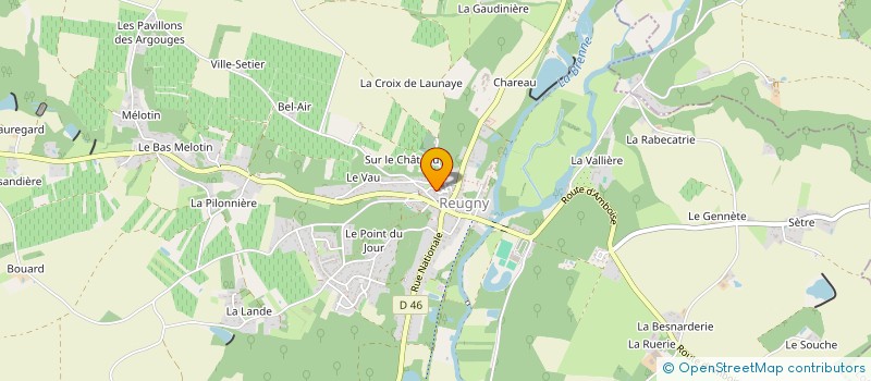 localisation de l'entreprise MADAME AMANDINE SOUHARD  REUGNY