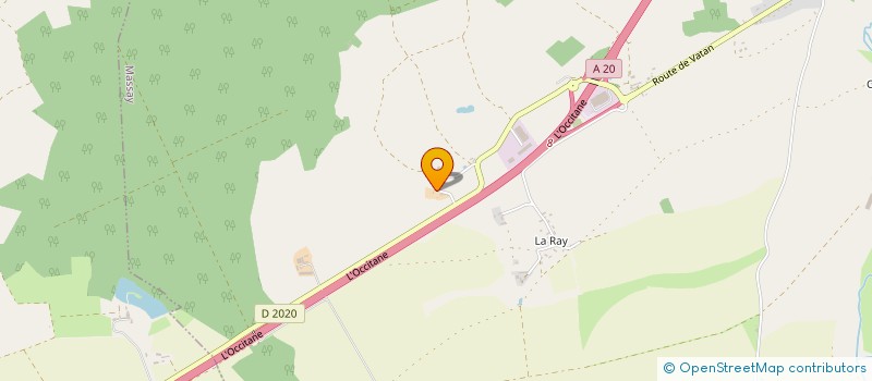 localisation de l'entreprise MADAME AMANDINE SOULAT  MASSAY