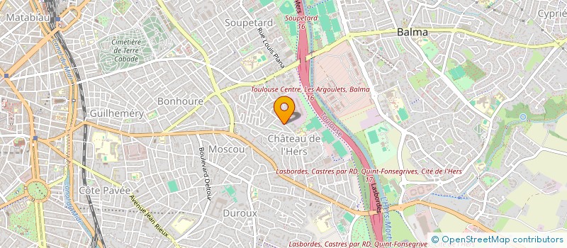 localisation de l'entreprise MADAME AMANDINE SOUYEUX à TOULOUSE