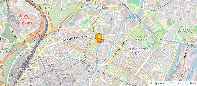 localisation de l'entreprise MADAME AMANDINE STAUDNER  STRASBOURG