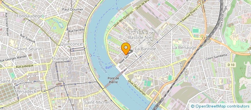 localisation de l'entreprise MADAME AMANDINE STERIN à BORDEAUX