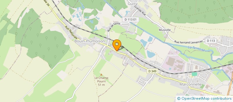 localisation de l'entreprise MADAME AMANDINE STRAFILE  BOUIN-PLUMOISON