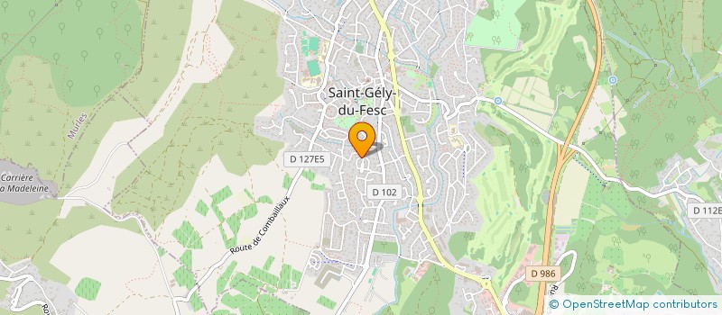 localisation de l'entreprise MADAME AMANDINE SUERON  SAINT-GELY-DU-FESC