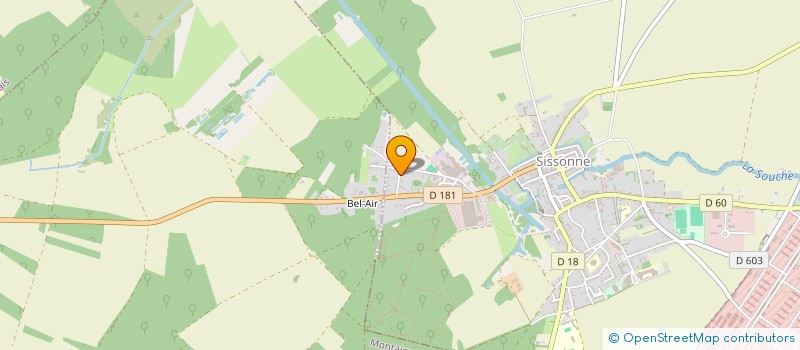 localisation de l'entreprise MADAME AMANDINE SYROTNIK à SISSONNE