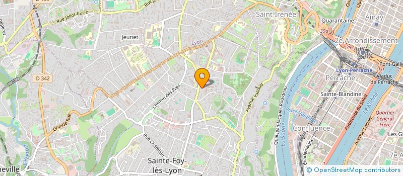 localisation de l'entreprise MADAME AMANDINE TALON à SAINTE-FOY-LES-LYON