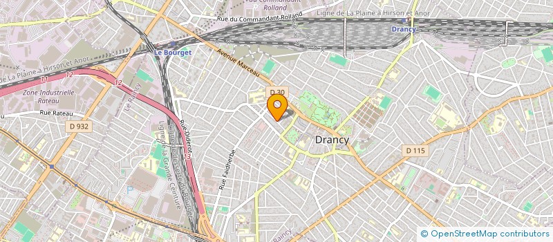 localisation de l'entreprise MADAME AMANDINE TAMBU  DRANCY