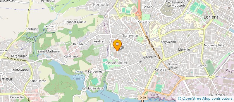 localisation de l'entreprise MADAME AMANDINE TANGUY  EVELLYS