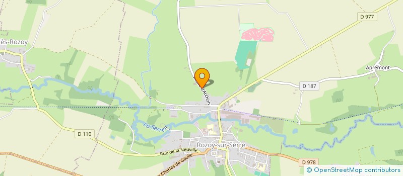 localisation de l'entreprise MADAME AMANDINE TAVERNIER  ROZOY-SUR-SERRE