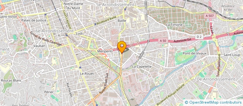 localisation de l'entreprise MADAME AMANDINE TEISSIER à MARSEILLE