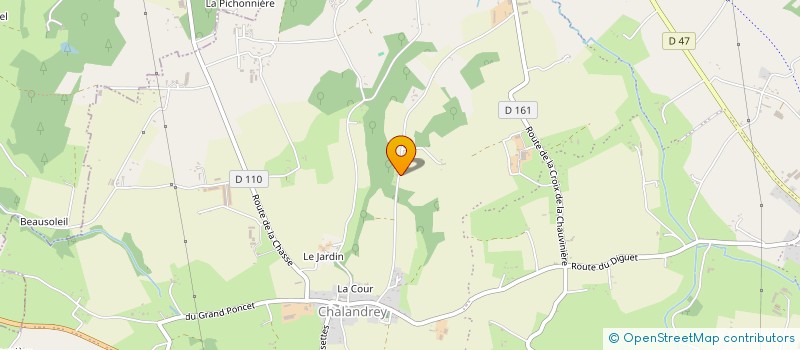 localisation de l'entreprise MADAME AMANDINE TESNIERE  ISIGNY-LE-BUAT