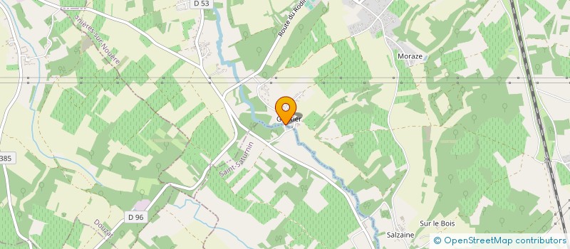 localisation de l'entreprise MADAME AMANDINE TEXIER  ASNIERES-SUR-NOUERE