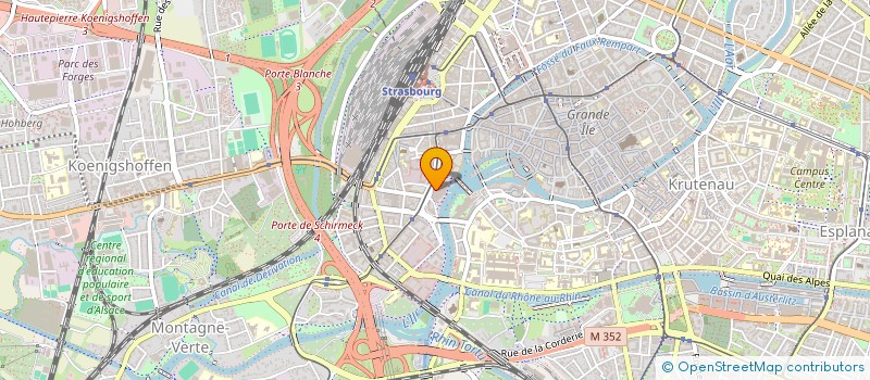 localisation de l'entreprise MADAME AMANDINE THIEL à STRASBOURG