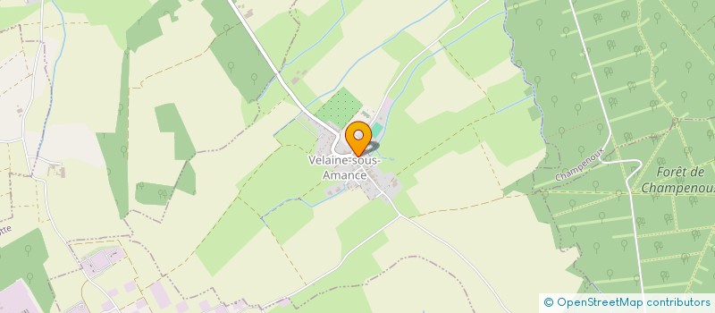 localisation de l'entreprise MADAME AMANDINE THIRION  VELAINE-SOUS-AMANCE