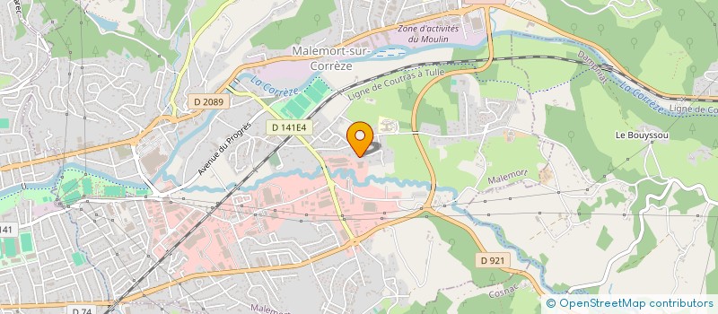 localisation de l'entreprise MADAME AMANDINE THOMAS  MALEMORT