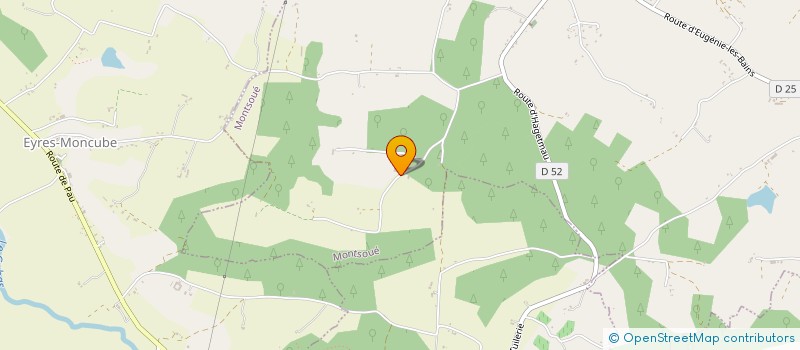 localisation de l'entreprise MADAME AMANDINE THOMASSE  MONTSOUE