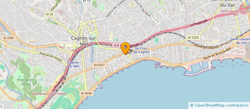localisation de l'entreprise MADAME AMANDINE TOFIL à CAGNES-SUR-MER
