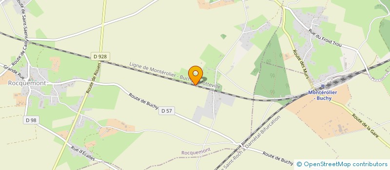 localisation de l'entreprise MADAME AMANDINE TOUDIC  ROCQUEMONT