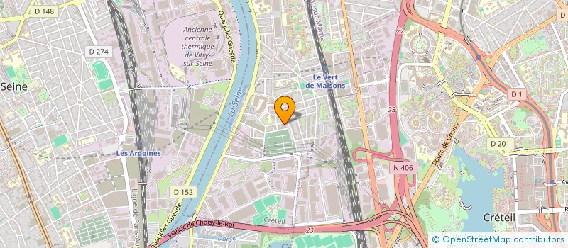 localisation de l'entreprise MADAME AMANDINE TOURNIER à ALFORTVILLE