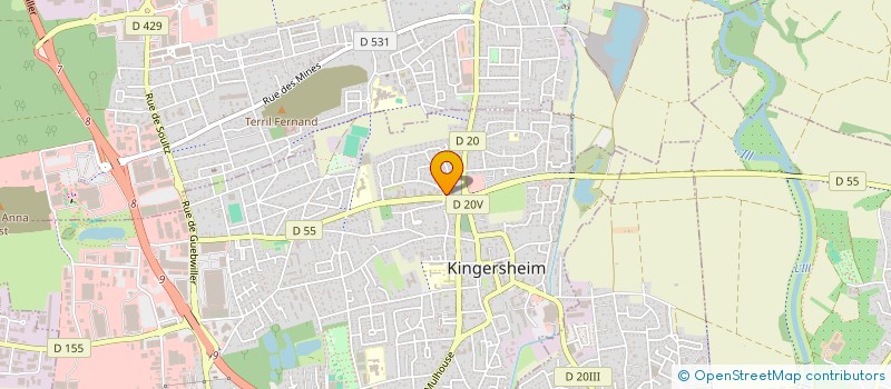 localisation de l'entreprise MADAME AMANDINE TSCHAEN à KINGERSHEIM