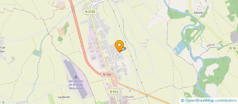 localisation de l'entreprise MADAME AMANDINE VACHER  COHADE