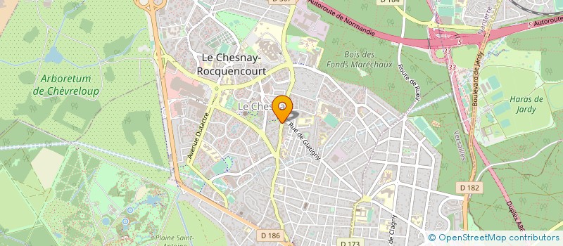 localisation de l'entreprise MADAME AMANDINE VALENTIN à LE CHESNAY-ROCQUENCOURT