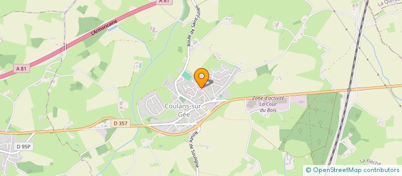 localisation de l'entreprise MADAME AMANDINE VALLEE  COULANS-SUR-GEE
