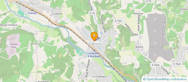 localisation de l'entreprise MADAME AMANDINE VALLINA à CHATILLON
