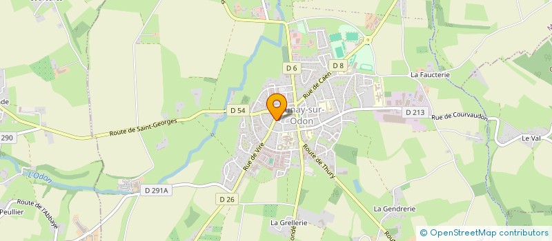 localisation de l'entreprise MADAME AMANDINE VANEL  LES MONTS D'AUNAY