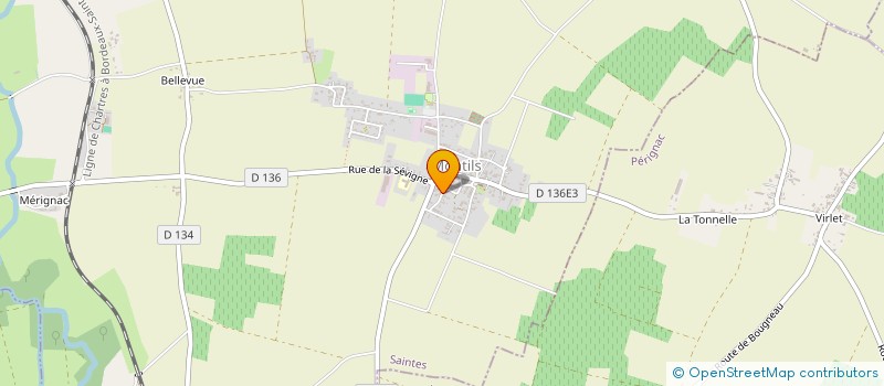 localisation de l'entreprise MADAME AMANDINE VANHALUWYN  MONTILS