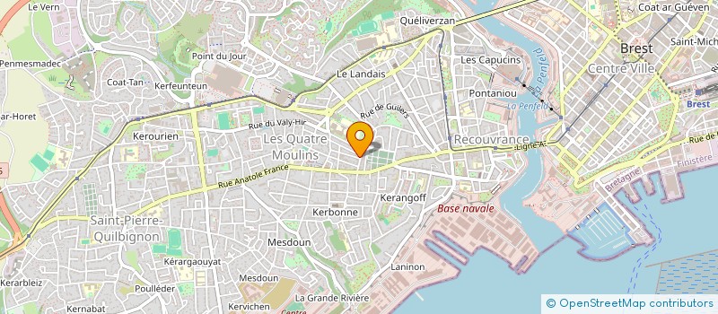 localisation de l'entreprise MADAME AMANDINE VANIER à BREST