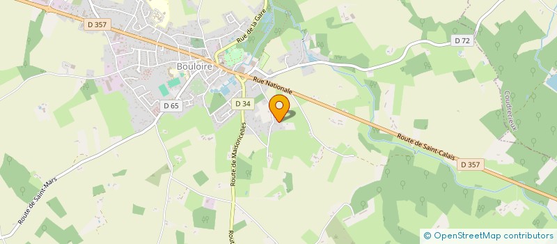 localisation de l'entreprise MADAME AMANDINE VANNIER  BOULOIRE