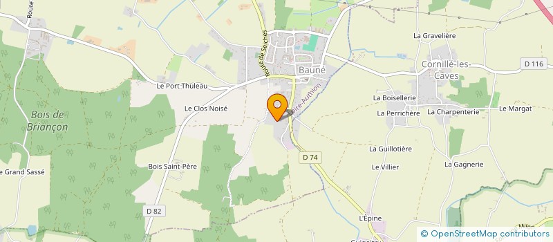 localisation de l'entreprise MADAME AMANDINE VAUGONDY à LOIRE-AUTHION