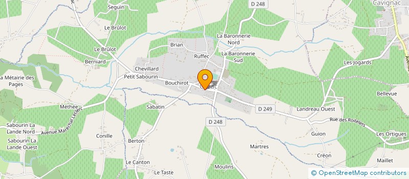 localisation de l'entreprise MADAME AMANDINE VAVASSORI à CEZAC