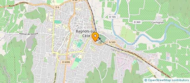 localisation de l'entreprise MADAME AMANDINE VERDIER  VENEJAN