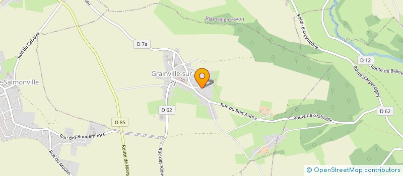 localisation de l'entreprise MADAME AMANDINE VERDURE  GRAINVILLE-SUR-RY