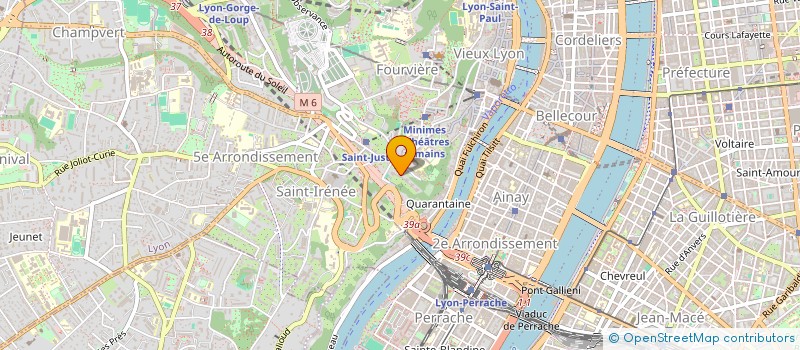 localisation de l'entreprise MADAME AMANDINE VERNAY à LYON