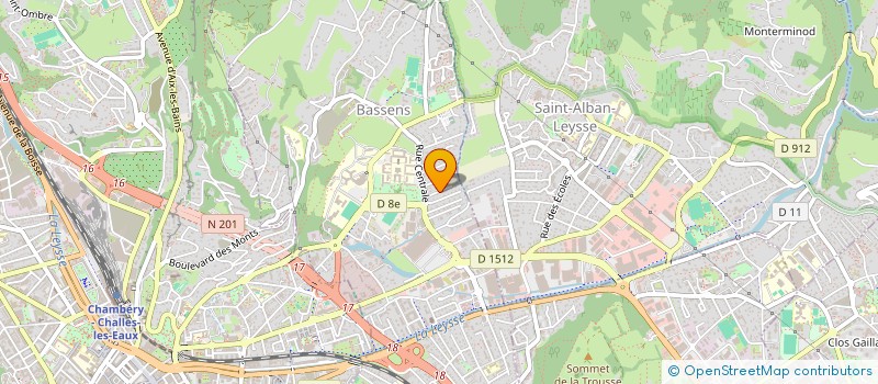 localisation de l'entreprise MADAME AMANDINE VEYRON-CHURLET  BASSENS