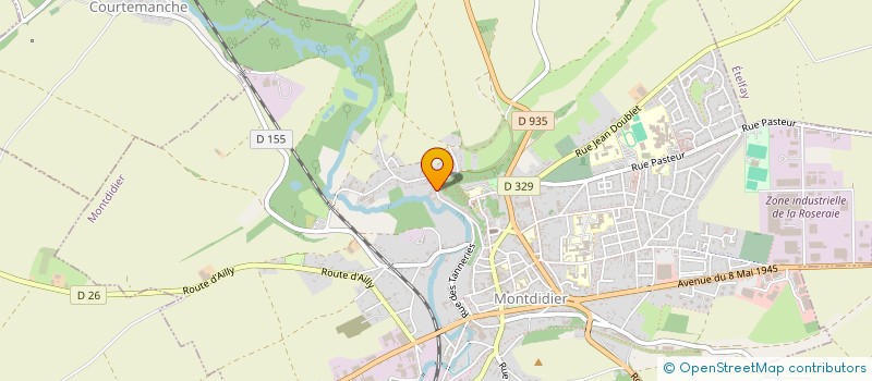 localisation de l'entreprise MADAME AMANDINE VICTOR  DAVENESCOURT